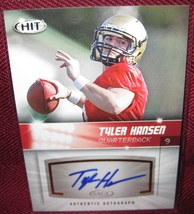 2012 Sage Hit Autograph #A109 Tyler Hansen Colorado Buffaloes - $5.00