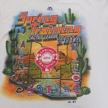 Majestic 2014 MLB Spring Training Men's White Cotton Graphic T-Shirt Size Medium image 3