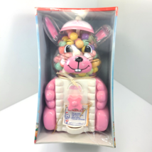 Carousel Pink Easter Bunny Rabbit Gumball Machine Bank VTG 1988 New Gran... - £33.23 GBP