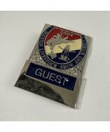 HOUSTON LIVESTOCK SHOW AND RODEO BADGE PIN 2004 GUEST HLSR  - €8,75 EUR