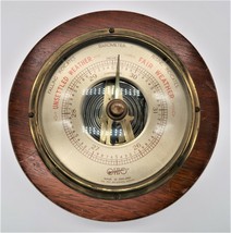 Vintage Barometer with Brass Decoration by Ohio Company Made in England - £62.64 GBP