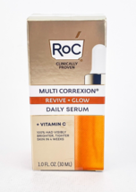 RoC Multi Correxion Revive Glow Daily Serum With Vitamin C 1 Fl Oz - £14.13 GBP