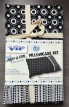 VIP Cranston Pillowcase Kit 100% Cotton Dotted Fabric Themed Fast &amp; Fun - £16.23 GBP