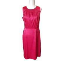 Dress Barn Red Dress Size 10 Sleeveless Special Occasion Date Night Business - £15.91 GBP