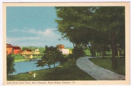 Postcard East River From Park New Glasgow Nova Scotia - £3.18 GBP