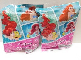 Disney Princess Ariel 6 Pk 5&quot; Glitter Hair Bows Lot 2 Bags Party Supply 12 Total - £12.86 GBP