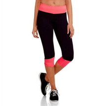 allbrand365 designer Womens Sleepwear Rapidry Colorblocked Capri Leggings, Small - £31.09 GBP