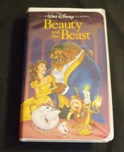 Beauty and the Beast VHS 1992 Walt Disney&#39;s Black Diamond Classic FREE S... - £1,482.26 GBP