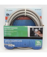 Burst Protect Icemaker Connector 1/4 in. x 1/4 in. x 120 in. (Stainless ... - $18.69