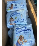 (12) ASSORTED SIZE 3/4/5/6 HUGGIES Little Swimmers Disney 16-35lb 204ttl... - $74.00 CAD