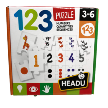 Headu 123 Puzzle Educational Game Numbers Counting Preschool Math Learni... - $17.57