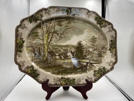 Johnson Brothers FRIENDLY VILLAGE Large Serving Platter Made in England - $159.99
