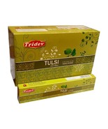 Tridev Hand Rolled Tulsi Incense Sticks Premium Fragrance Masala Agarbat... - £15.97 GBP
