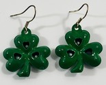 Three Leaf Clover St. Patricks Day Ball Barring Earrings (SEE PHOTOS) - $11.87