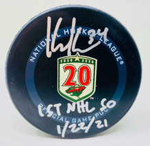 KAAPO KAHKONEN Autographed Wild &quot;1st NHL SO 1/22/21&quot; Official Puck FANATICS - $109.00
