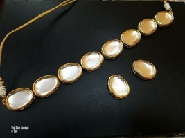 Kundan jewelry Necklace earrings (choker) bridal set online Poojavi17 New Sell - £21.81 GBP