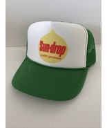 Vintage Sun-drop Soda Trucker Hat Adjustable snapback Hat Green Unworn - $21.85 CAD