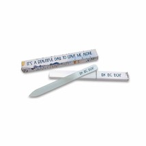Nail File (New) Idk. Idc. Idgf. Glass Nail File - Comes In A Case - £9.48 GBP