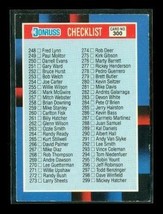 Vintage 1988 Donruss Baseball Trading Card #300 Checklist 248-357 - £6.72 GBP