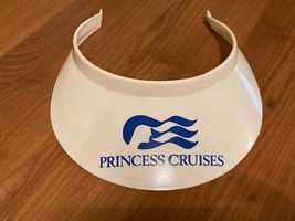 Vintage Princess Cruises Plastic Visor Cap Plastic White Collectible - $187.07 MXN