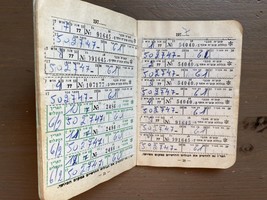 Vecchia tessera membro documento israeliano vintage Maccabi Health... - $10.14