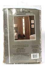 Richloom Home Fashions Grayson 50" X 95" Mocha 1 Ct Room Darkening Grommet Panel