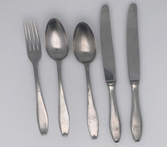 5 Pc Continental Robeson Bright Dawn Stainless Steel Knife Spoon Fork Germany - £9.67 GBP