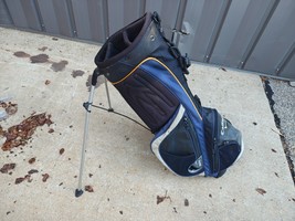 Callaway Warbird Dual Golf Stand Stand Bag Black w Raincover - $80.75