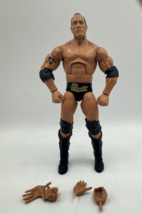 Mattel WWE Wrestlemania 39 Elite The Rock Wrestling Action Figure NO BAF - £9.97 GBP