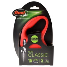 [Pack of 2] Flexi New Classic Retractable Cord Leash - Red Small - 16&#39; Lead (... - £38.13 GBP