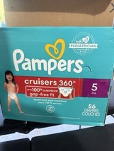 Pampers Cruisers 360 Diapers Size 5 Babyproof Pull On Leakproof Protection - $20.00