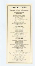 Carriage House Restaurant Menu Stanton Hall Natchez Mississippi Gay Nineties  - £14.00 GBP