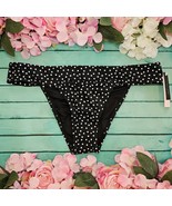 VICTORIA&#39;S SECRET Brazilian Swim Bottom M Pelosa Black Polka Dot Bikini - $24.95