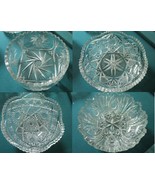 American Brilliant Crystal Cut Bowls Pick 1 - $1,049.57 MXN