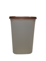 Vintage Tupperware Modular Mates Container 1615 1616  Brown Lid 12-1/4 Cup - $9.70