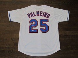 RAFAEL PALMEIRO 500 HR CLUB TEXAS RANGERS SIGNED AUTO BASEBALL HOME JERS... - $197.99