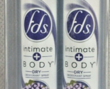 FDS Intimate Body Deodorant 2 On The Go Sprays .5 oz. Each  Lavender Blo... - £10.96 GBP