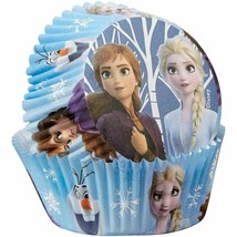 Disney Frozen 2 50 Baking Cups Party Cupcakes Treats Wilton - $3.95