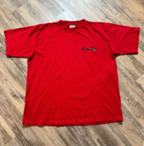 Vtg Texas Tech TTU Red Raiders Cadre Athletic Apparel Large Embroidered T-Shirt - £14.32 GBP