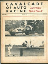 Cavalcade Of Auto Racing 04/1968-1ST ISSUE-CRASH COVER-WILL CAGLE-RIVERSIDE-vg - £70.30 GBP