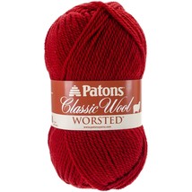 Spinrite Patons Classic Wool Yarn Bright Red 1 Pack of 12 Skein - $133.49