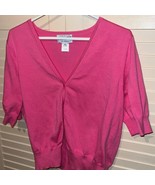 Pink Pendleton, puff sleeve, cardigan, sweater, size extra large - €23,66 EUR