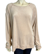 Marc New York Pale Pink Round Neck Long Sleeve Fleece Top Size 3X - $28.49