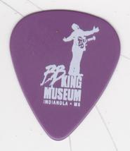 RaRe BB KING MUSEUM GUITAR PICK purple INDIANOLA MS KING of BLUES Lucille - $9.99