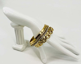 I.n.c. Gold-Tone Crystal Enhanced Multi-Bangle Bracelet - £9.49 GBP