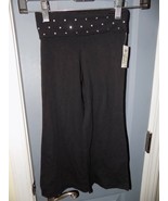 P.S. Aeropostale Black Yoga Pants W/Gems Size 4 Girls NEW - $344.27 MXN