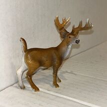 Schleich RETIRED 2002 White Tail Deer Buck Figure Woodland Wildlife Am L... - $6.88