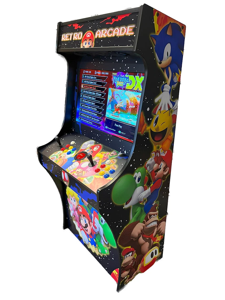  Upright Arcade Machine With Trackball Dual Light Gun , 32 Monitor &amp; LED... - $7,625.92 CAD