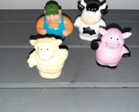 John Deere 1st FARMING FUN Animal Figures Cake Toppers Replacements Pig Cow - £9.63 GBP