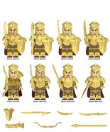 8pcs Lord Of The Rings The Hobbit The Mirkwood Elf Soldiers Custom Minif... - $24.60 CAD